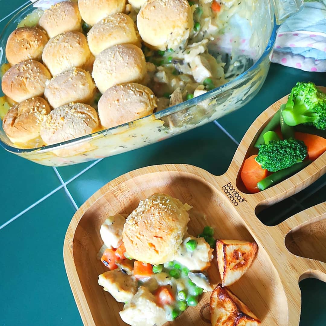 Creamy Chicken Cobbler