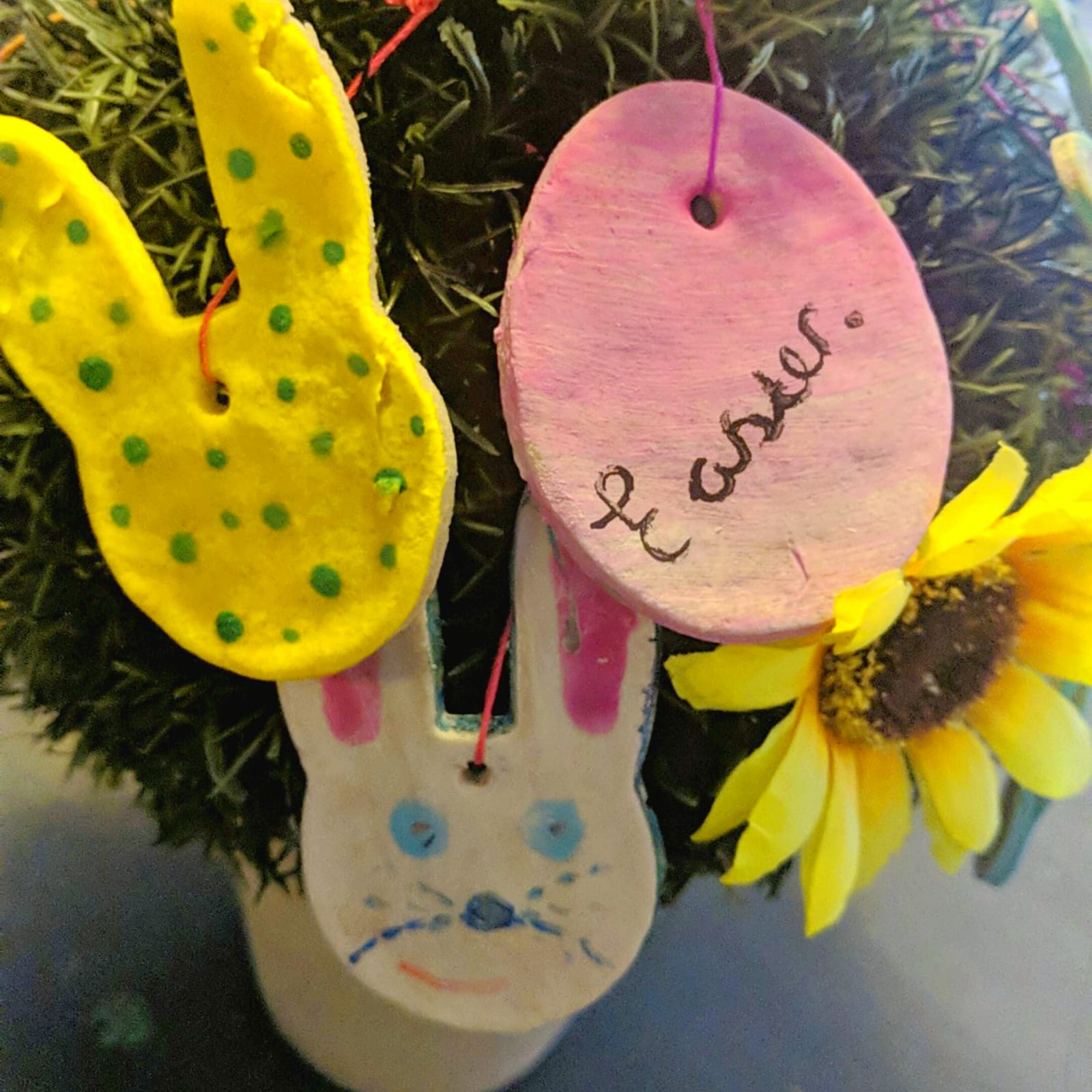 Easter Salt Dough Decorations