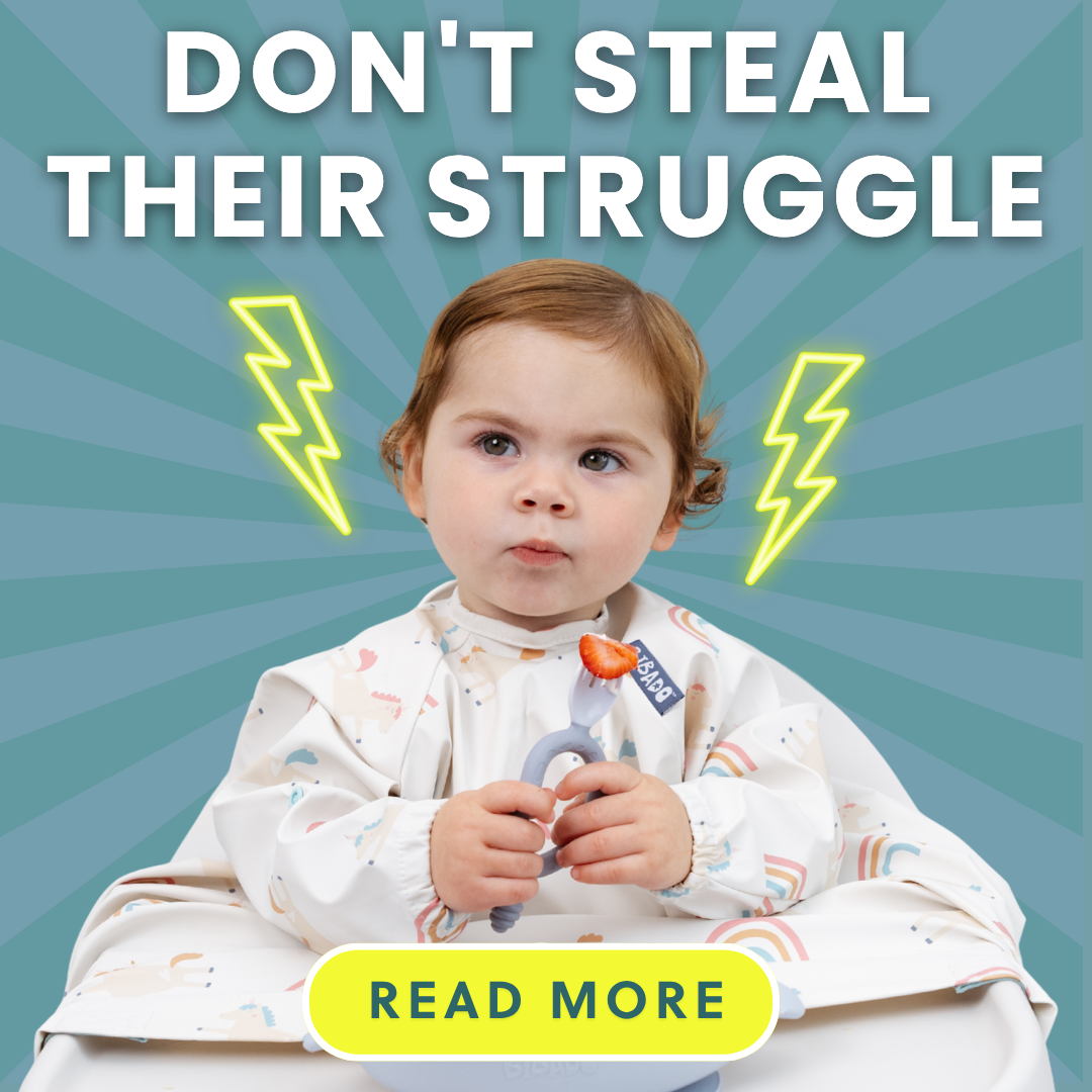 Are You Stealing Their Struggle? Learning How to Let Go at Mealtimes