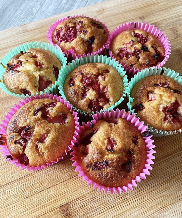 Strawberry Surprise Muffins