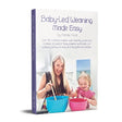 White eBook cover: "Baby-Led Weaning Made Easy" title, woman and child cooking, blue and pink bowls.