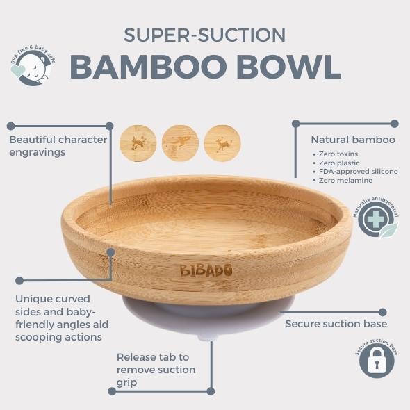 NEW Bamboo Suction Bowl