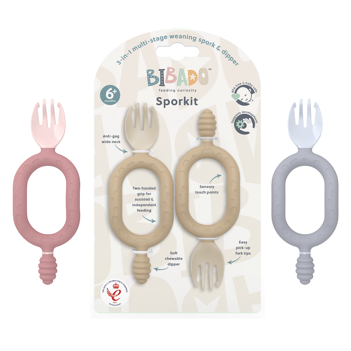 Multi-stage baby spork and dipper - Sporkit™ (single-pack) - Product image