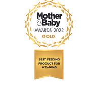 Gold Mother & Baby Awards 2022 logo for "Best Feeding Product for Weaning".