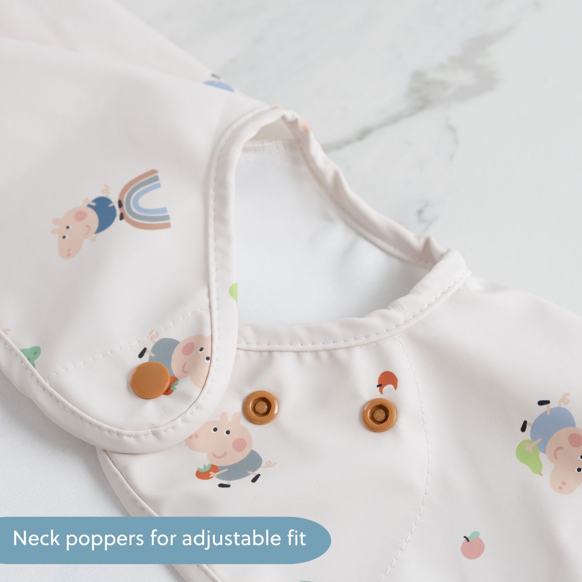 Peppa Pig Coverall Weaning Bibs