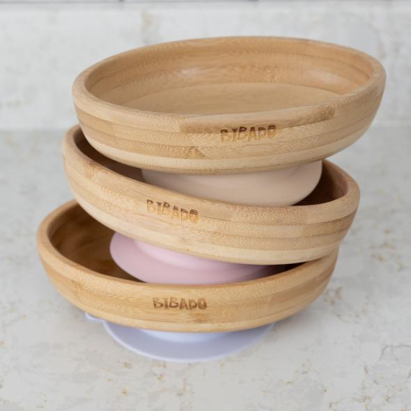 NEW Bamboo Suction Bowl